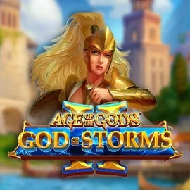 Age Of The Gods: God Of Storms 2 logo by Playtech at Action Casino