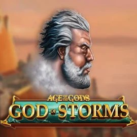 Age Of The Gods: God of Storms logo by Playtech at Action Casino