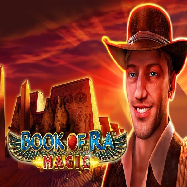 Book of Ra Magic slot icon by Greentube, available at Action Casino