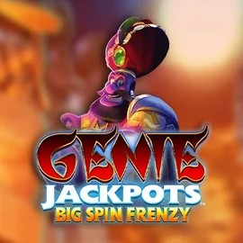 Genie Jackpots: Big Spin Frenzy online game logo by Blueprint Gaming on casinoaction-nz.com