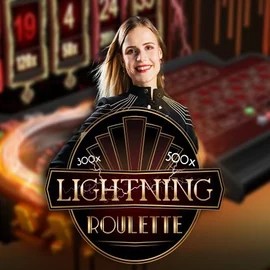 Live Casino logo of Lightning Roulette from Evolution at Action Casino