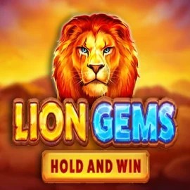 Lion Gems Hold and Win by Playson, showcased at casinoaction-nz.com – game logo