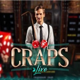 Live Craps slot icon by Evolution, available at Action Casino
