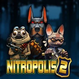 Nitropolis 2 online game logo by ELK Studios on casinoaction-nz.com