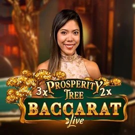 Prosperity Tree Baccarat logo by Evolution at Action Casino