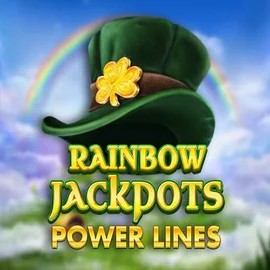 Rainbow Jackpots Power Lines slot icon by Red Tiger Gaming, available at Action Casino