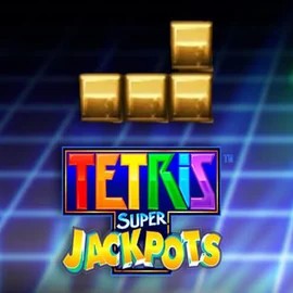 Tetris Super Jackpots by WMS, showcased at casinoaction-nz.com – game logo