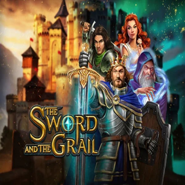 The Sword and the Grail logo by Play'n GO at Action Casino